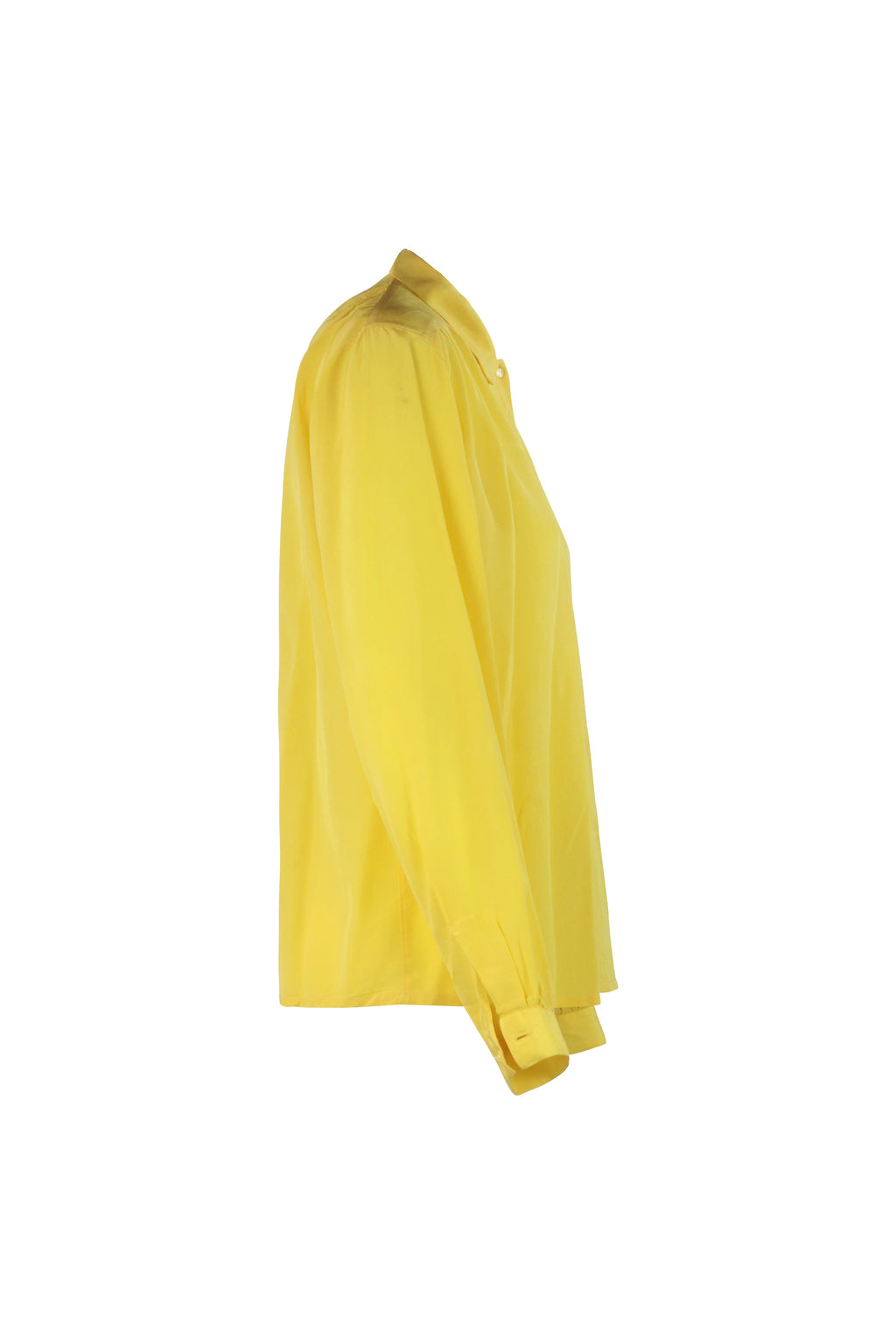 Yellow silk blouse