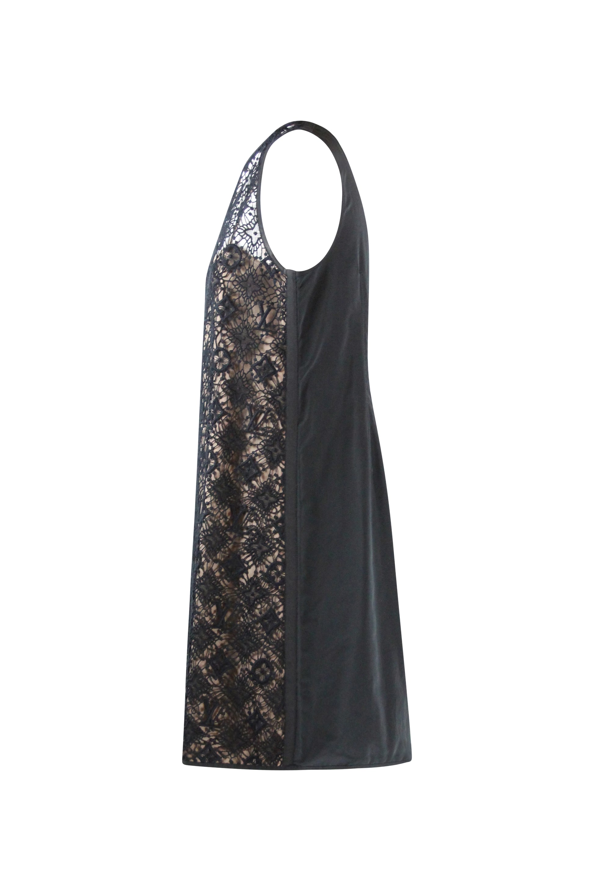 Monogram Lace Midi Dress