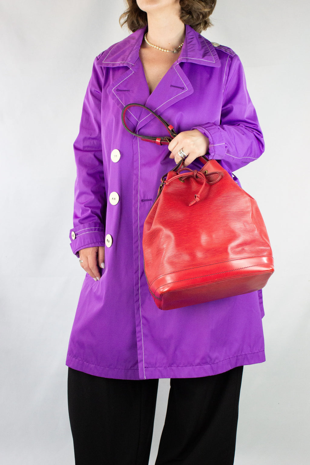 Noé in red Epi leather