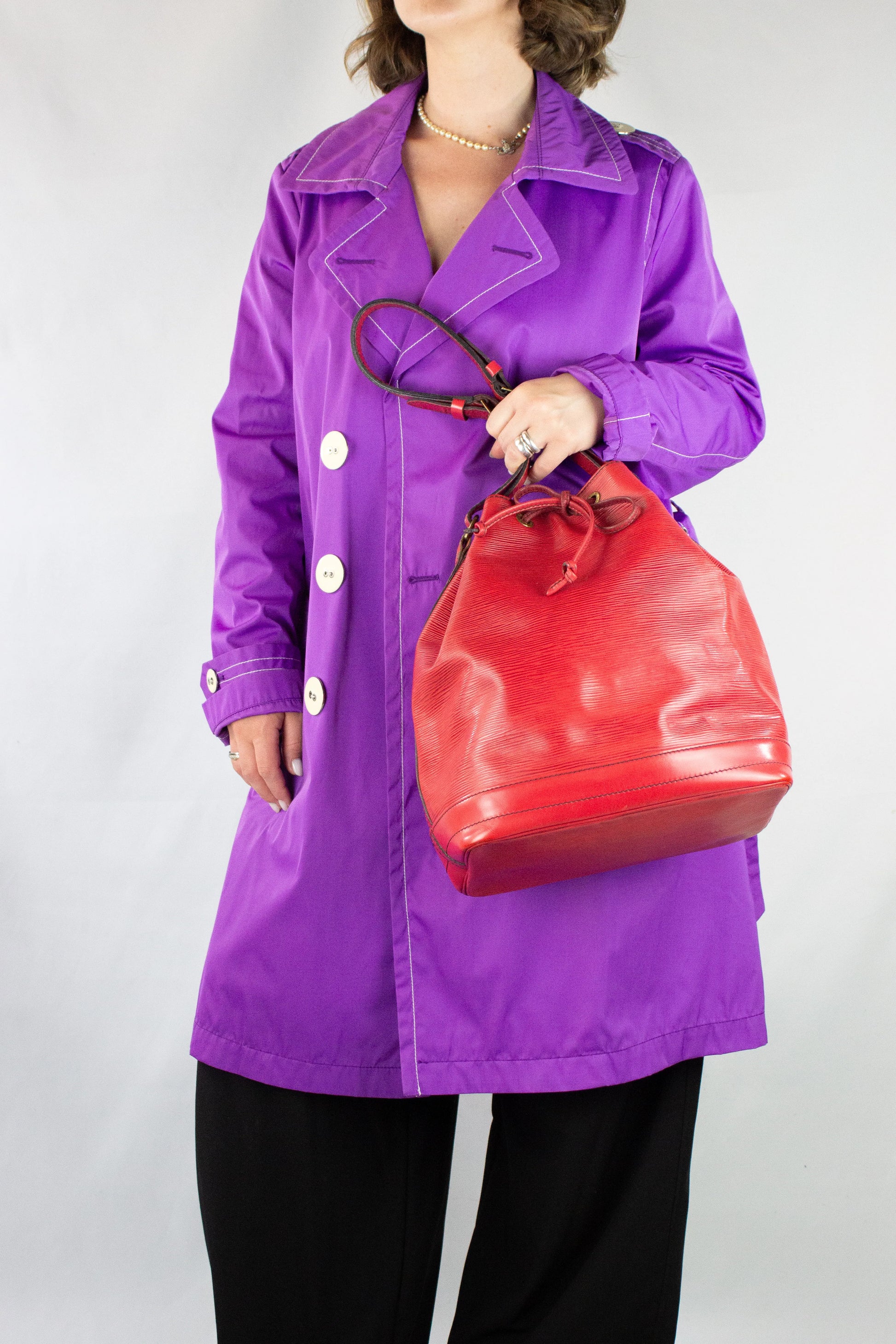 Noé in red Epi leather