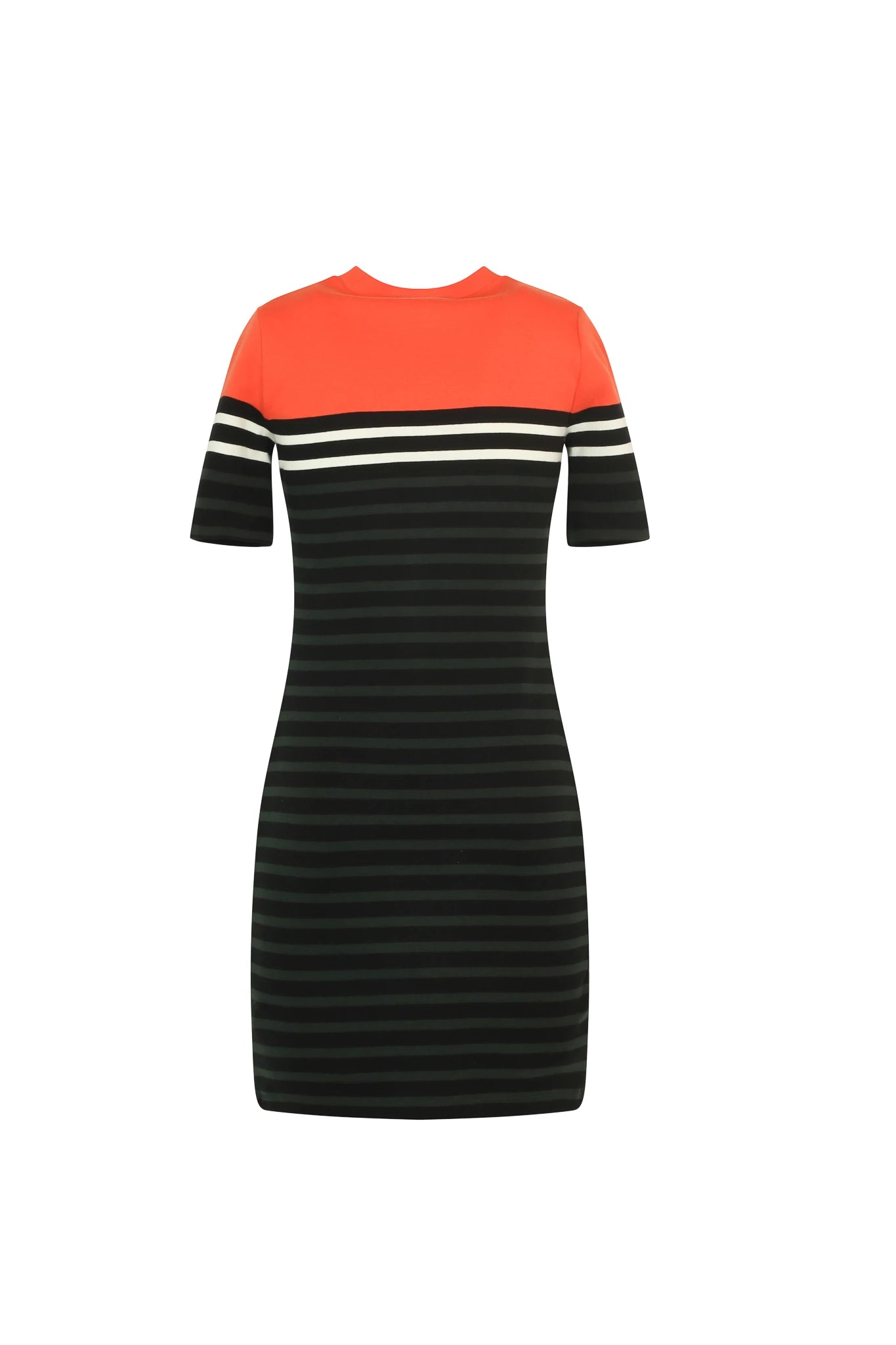 T-shirt striped dress