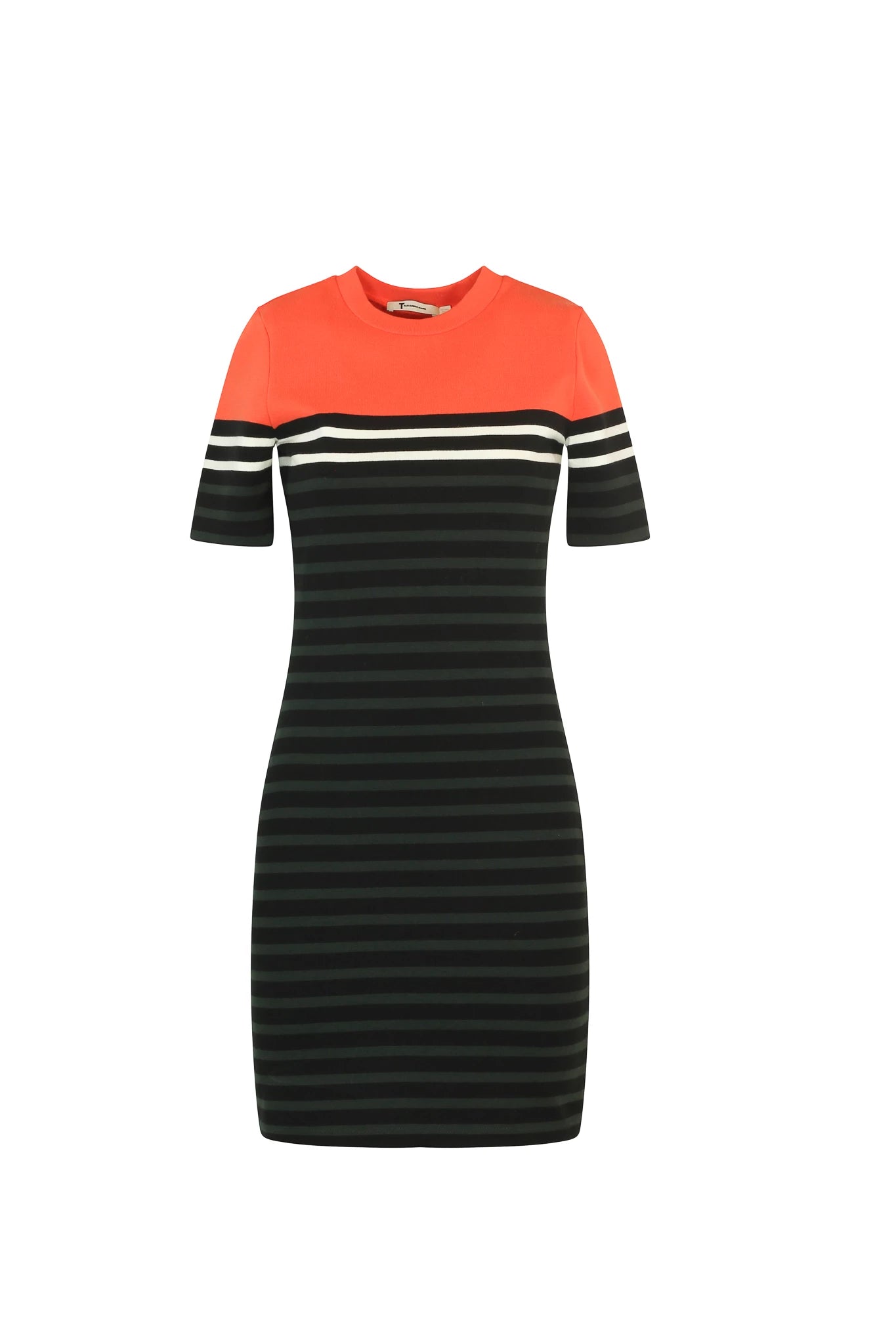 T-shirt striped dress