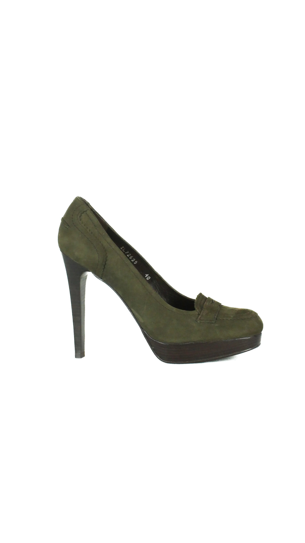 Loafer inspired pumps