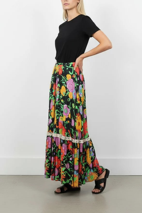 Floral Maxi Skirt