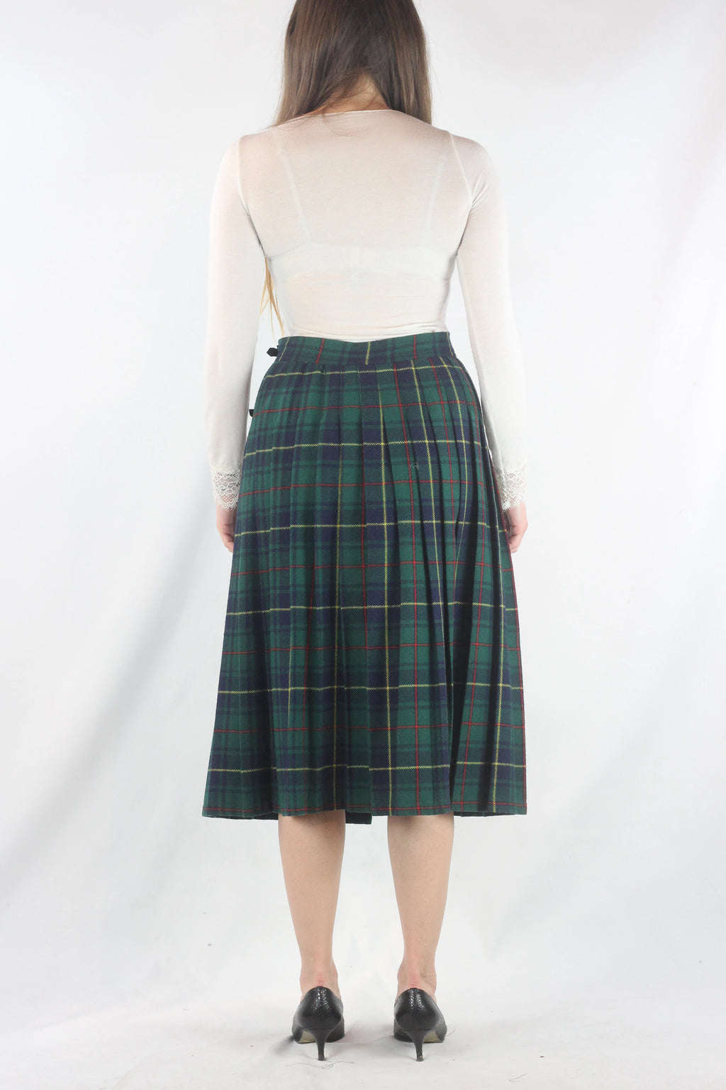 Green vintage Kilt