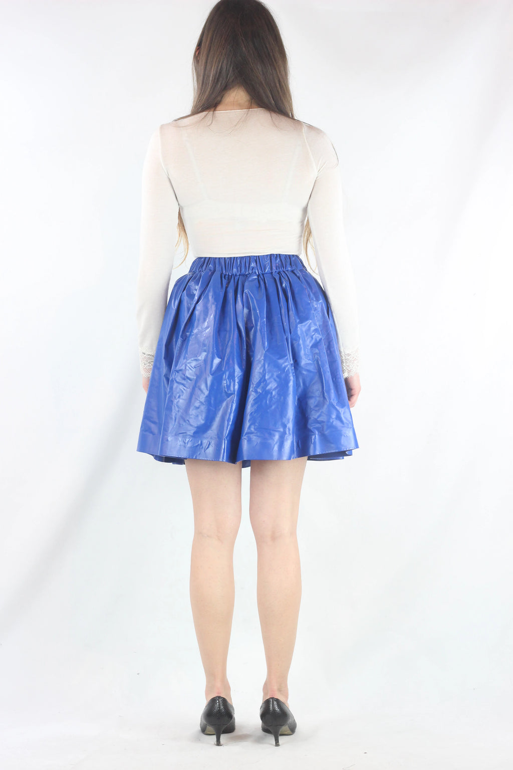 Electric Blue Skater Skirt