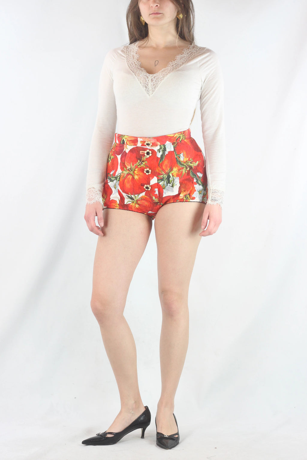 High-Waisted Balloon Micro Shorts SS2012