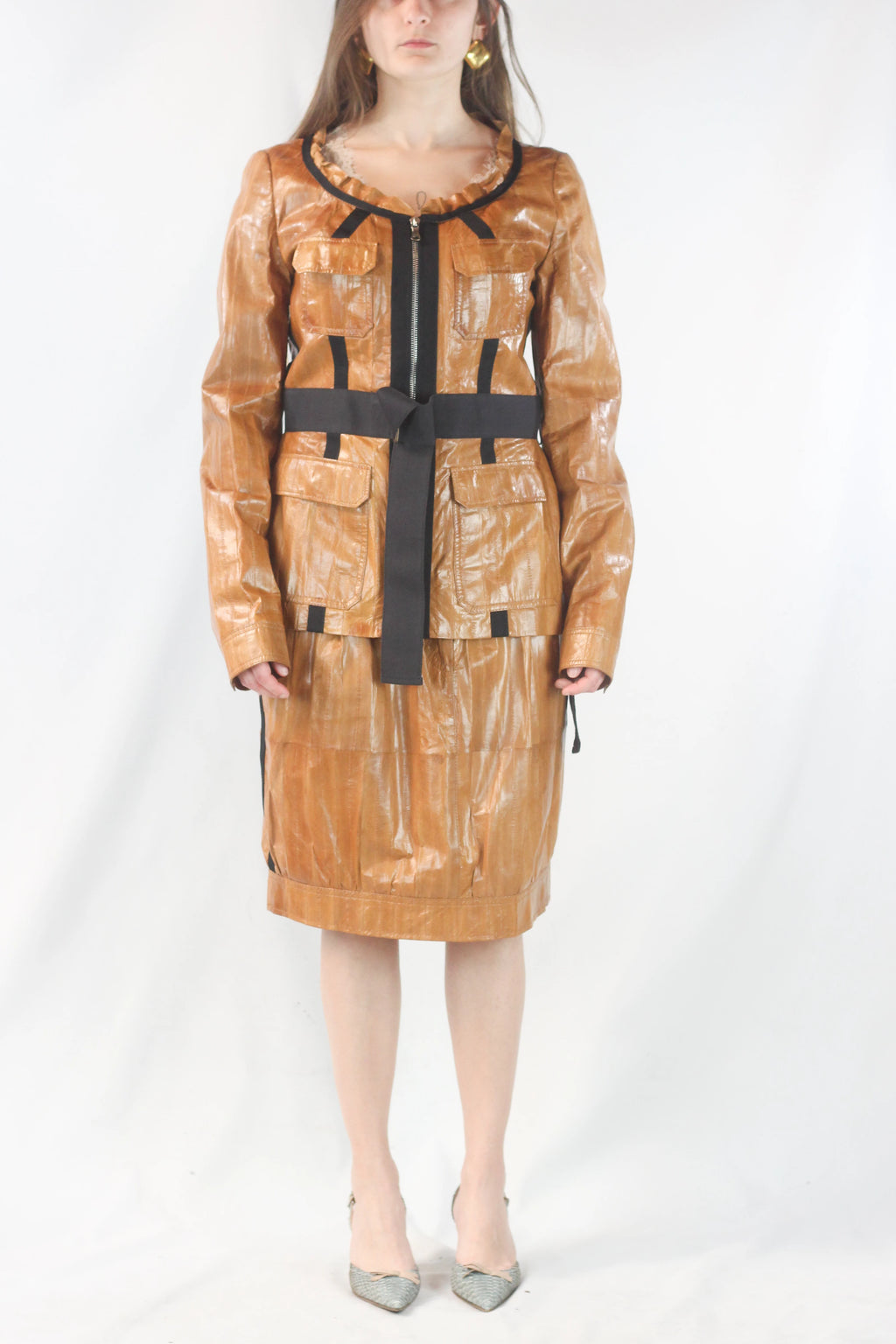 Eel Skin Skirt