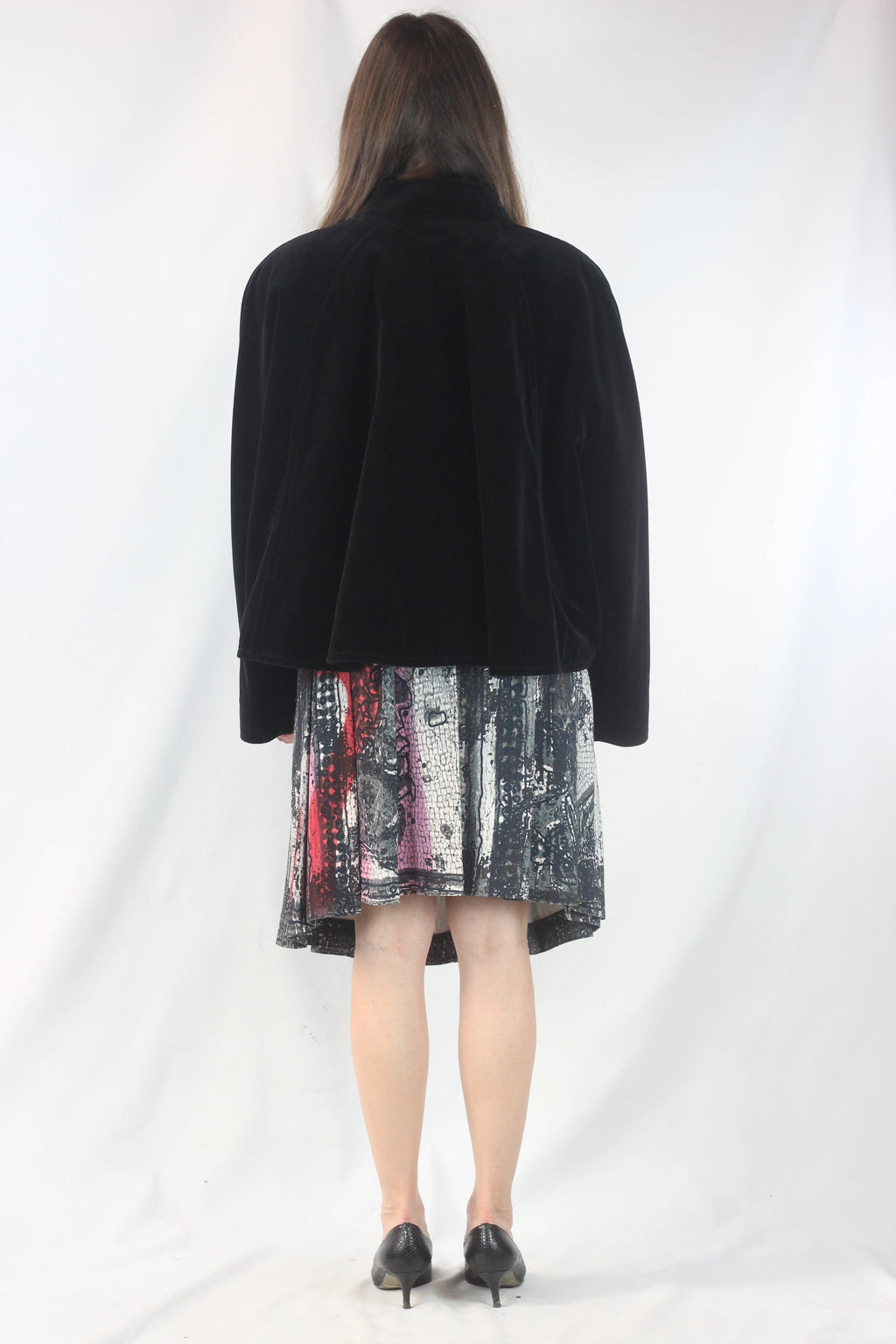 Pleated Silk Skirt with Roman Mosaic SS2009