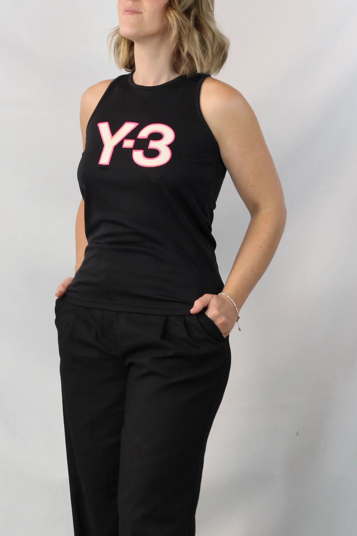 Logo Tank Top in Black