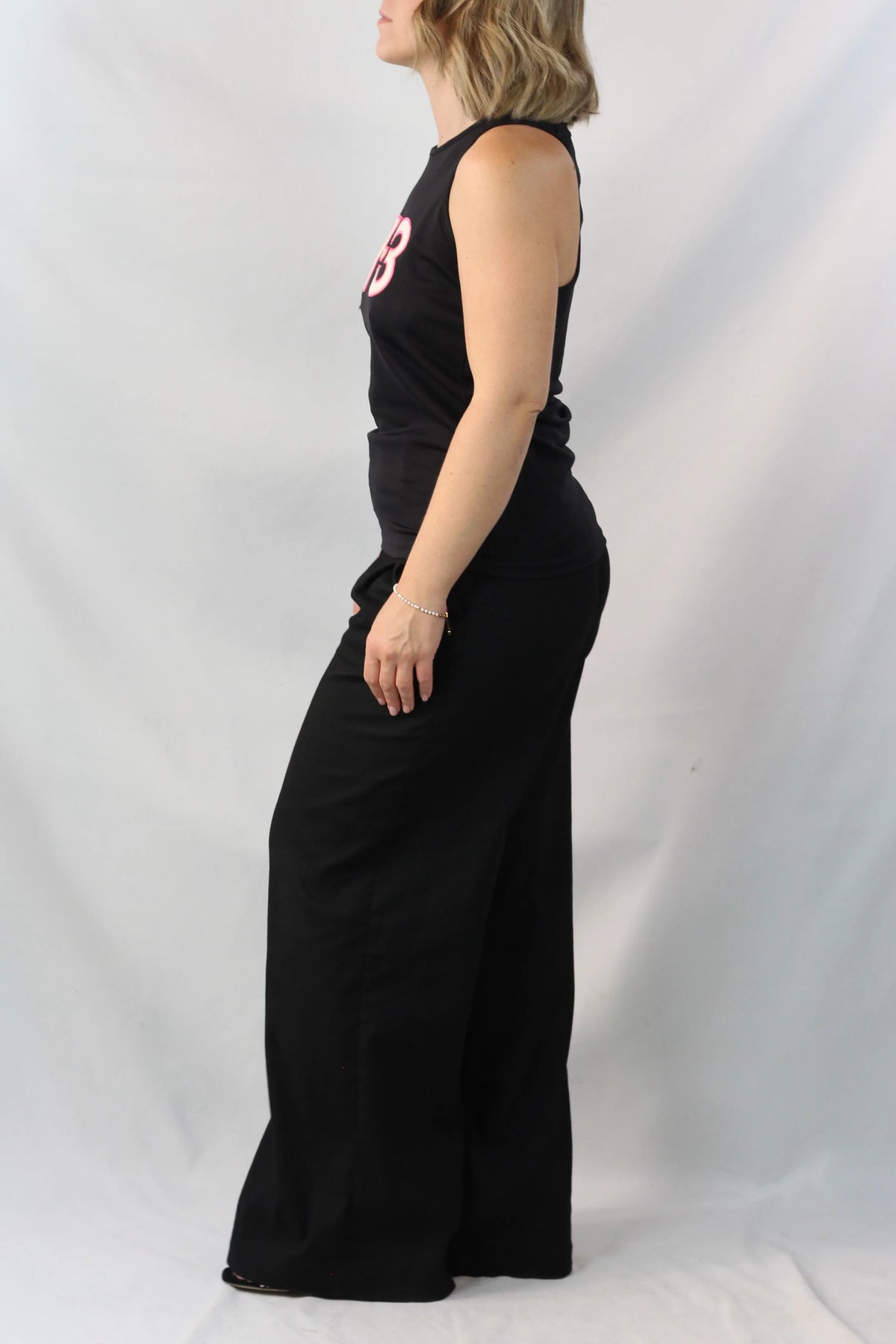 Logo Tank Top in Black