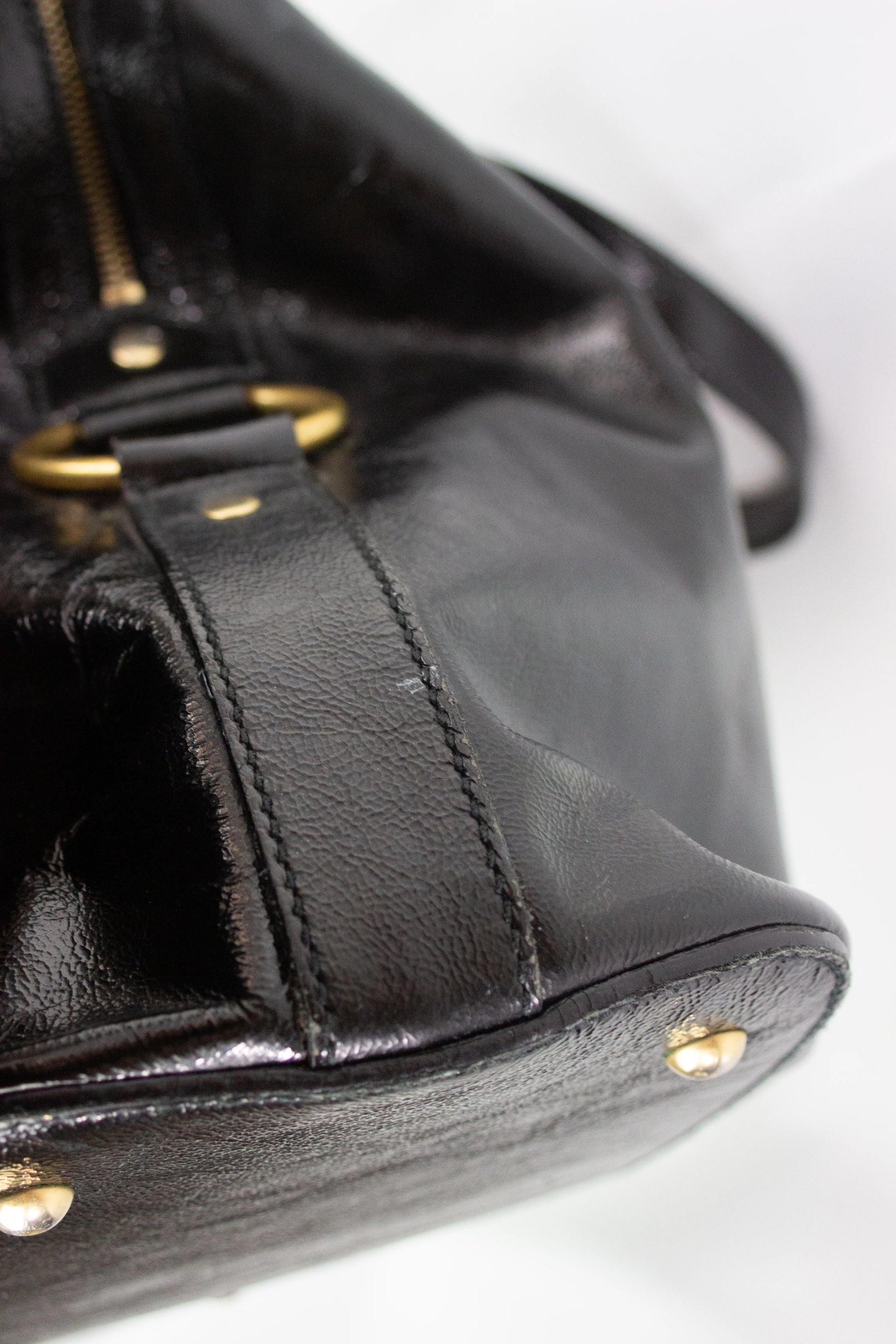 Black Patent Muse maxi