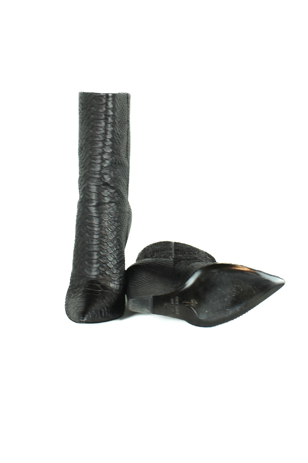 Python wedge boots