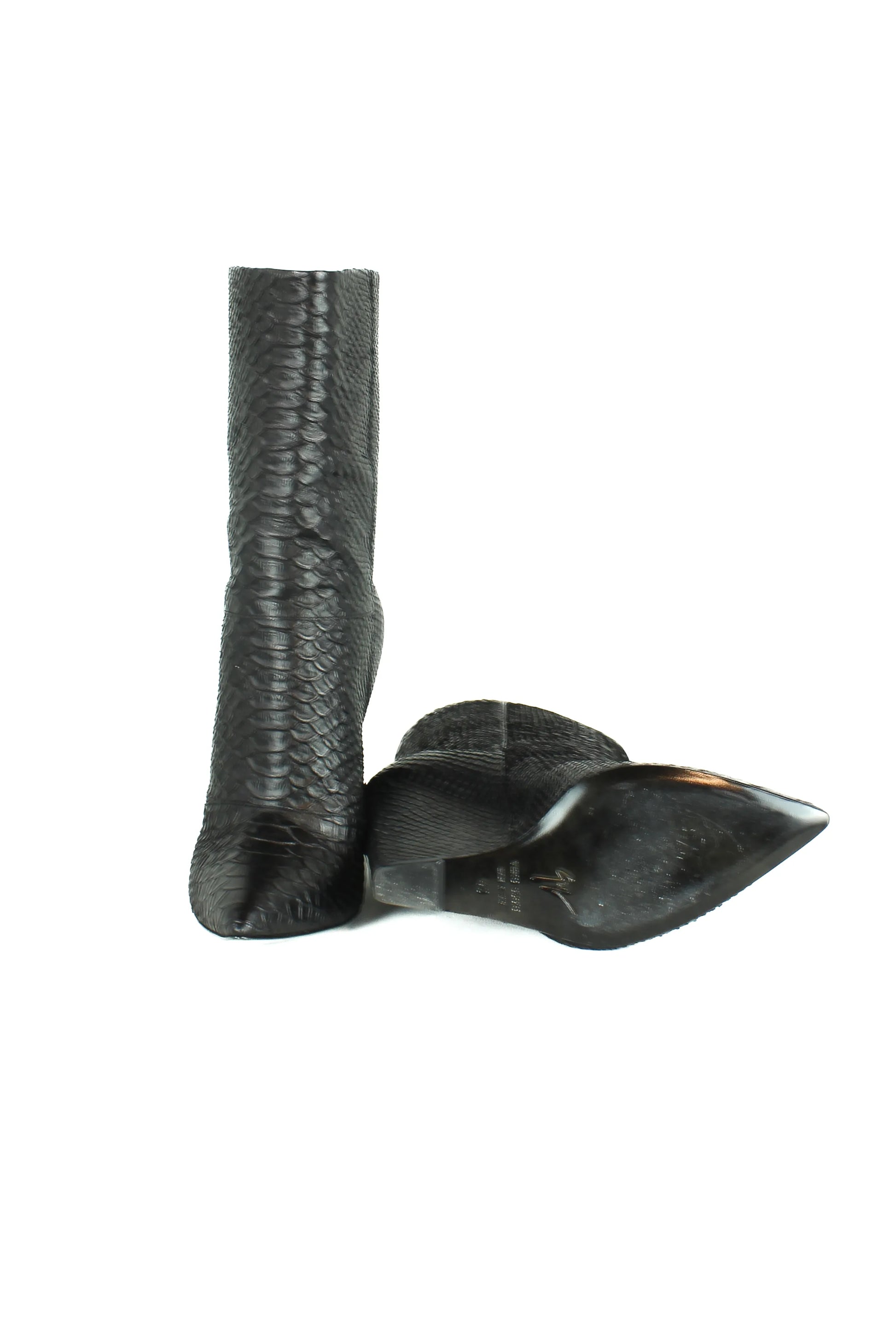 Python wedge boots