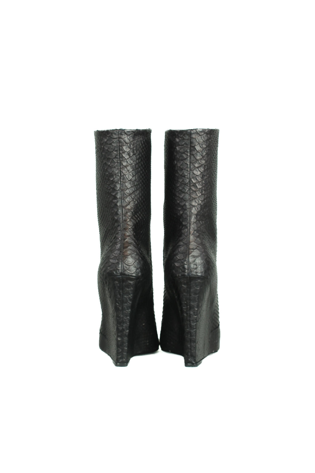 Python wedge boots
