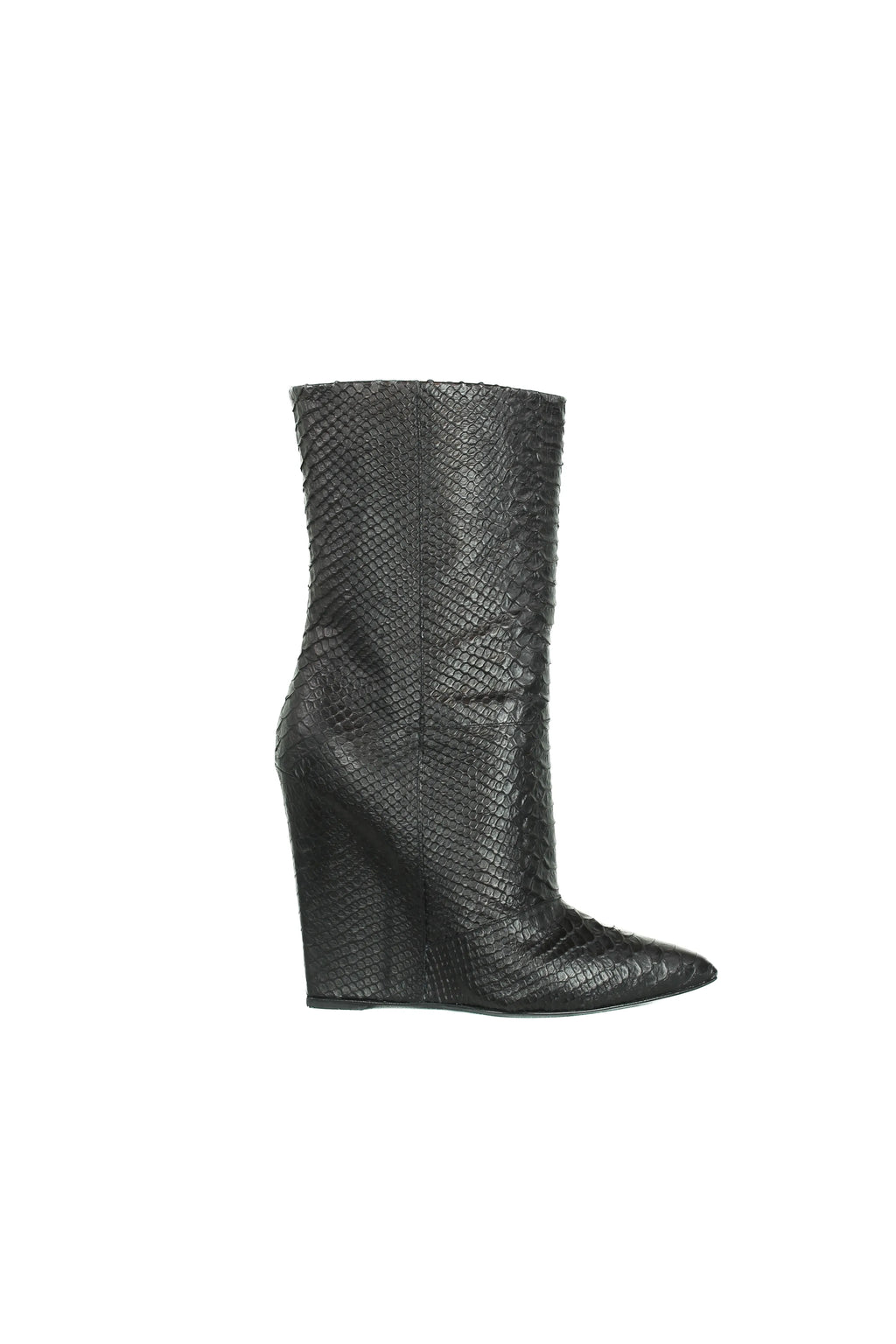 Python wedge boots